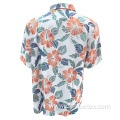 Custom Design Men's Rayon Floral Casual Hawaiian Shirts